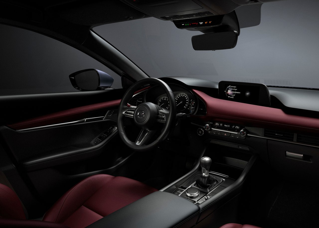 全新一代马自达3官图发布外观骚气内饰高级