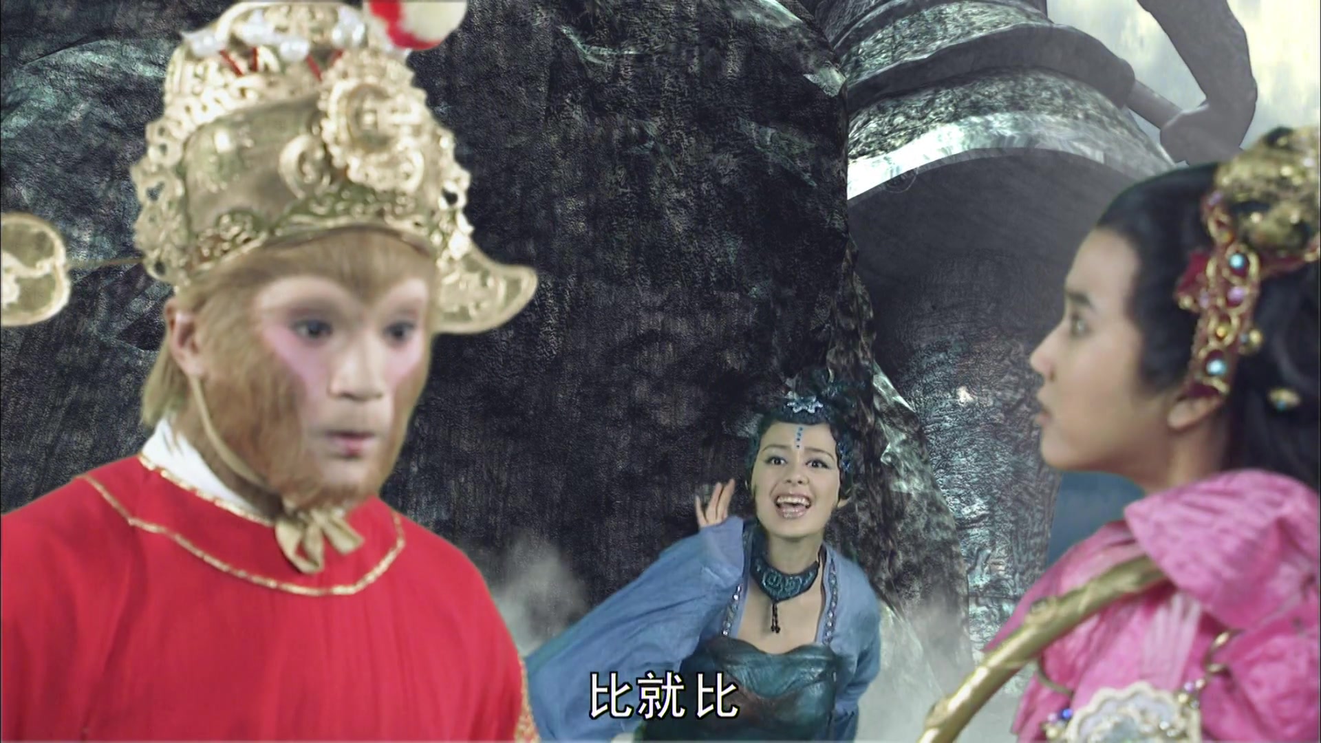 新西游记:齐天大圣孙悟空来到了南天门,把他的青姐变成了马鞭