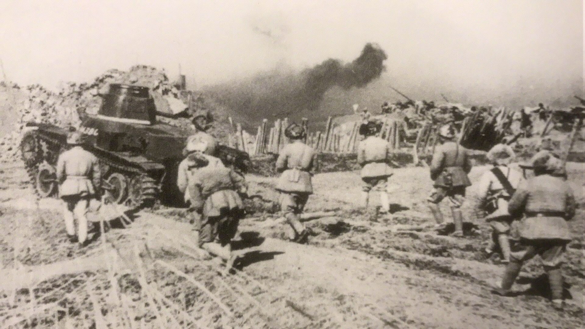 罕见彩色照片三解放战争时期的解放军似乎是苏联记者拍摄的