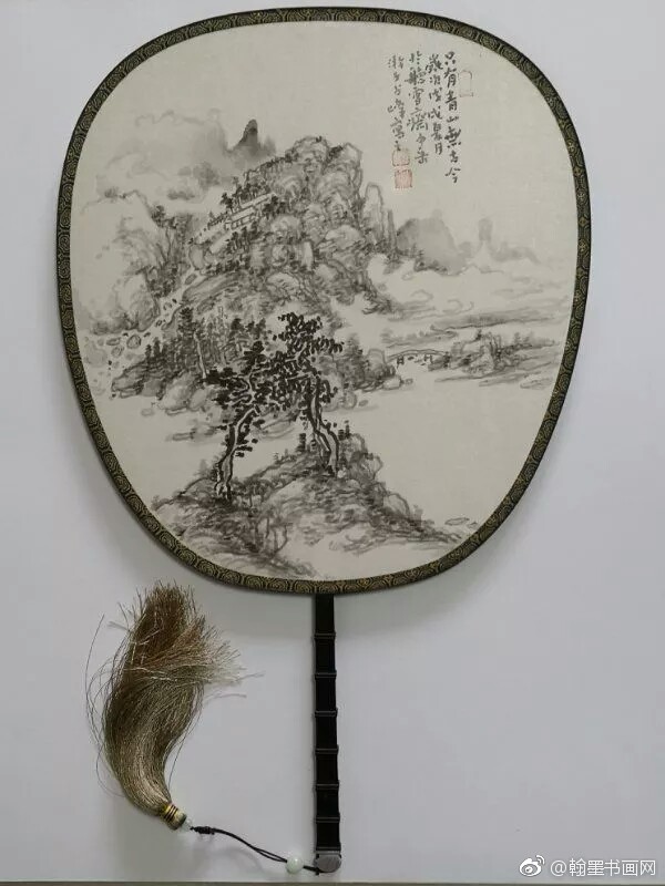 画家田占峰扇面国画作品赏析