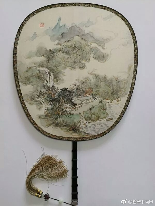 画家田占峰扇面国画作品赏析