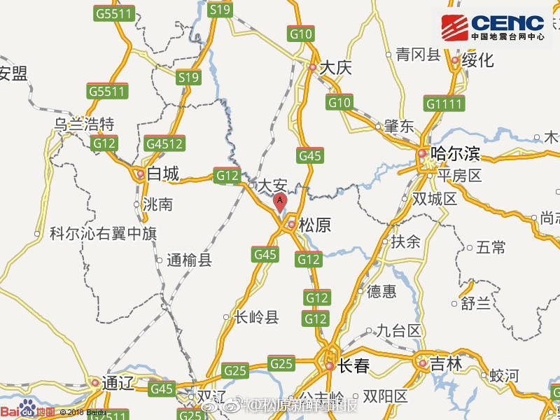 前郭县各乡镇地图图片