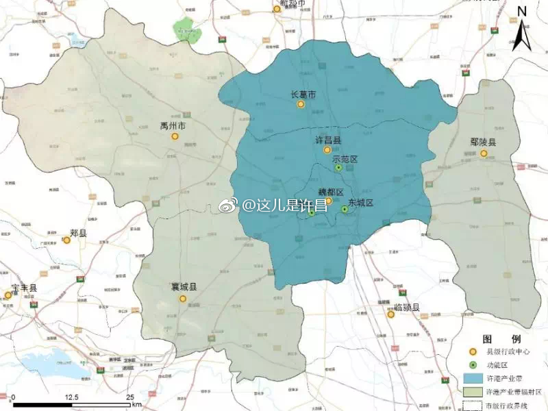 一核一带两园十区这是2030年的许昌规划已出