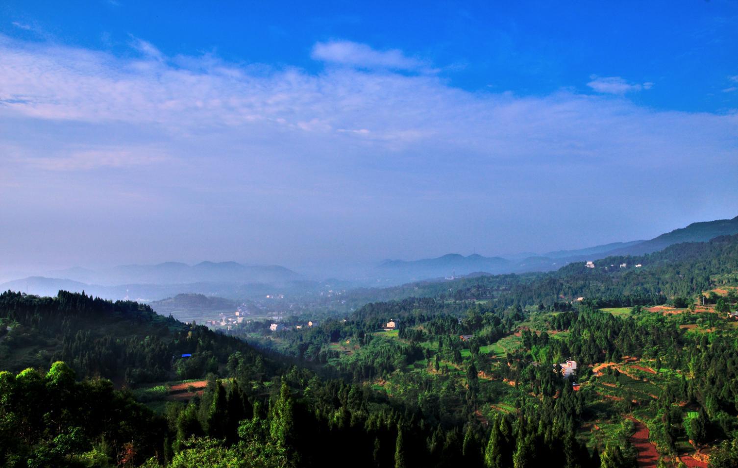 谢娜的故乡中江县 来看看吧 很美