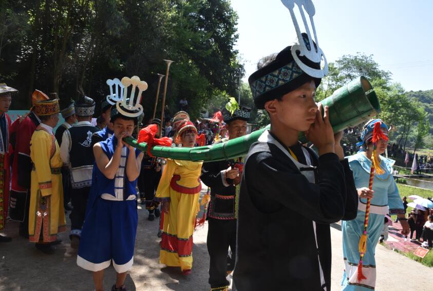 平正仡佬族乡“三月三祭树节”惊呆游客,千年神树浮出水面