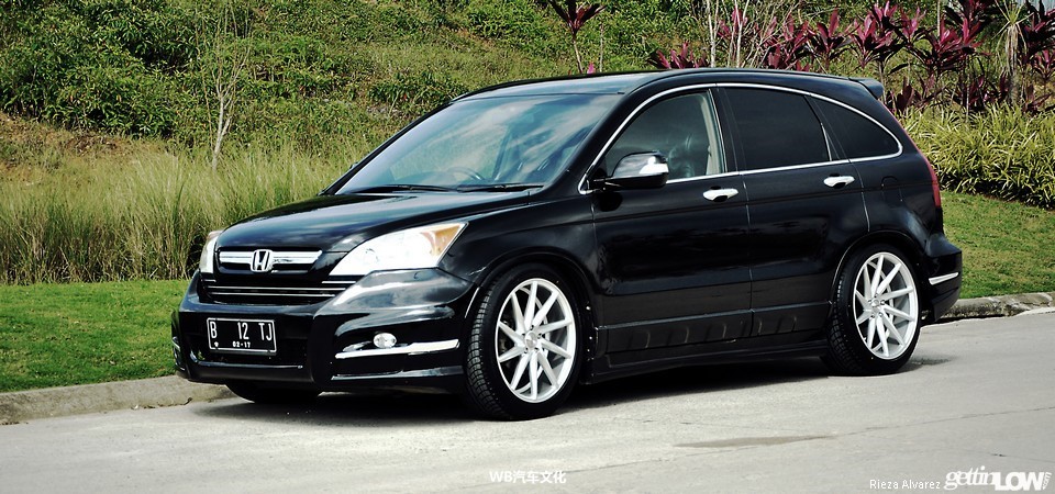 必要时,即使suv还是要趴下来!本田crv 2.4改装案例