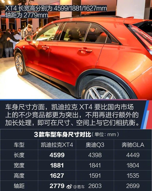 抢先实拍凯迪拉克xt4 双外观设计/2.0t 9at动力/年内国产并上市
