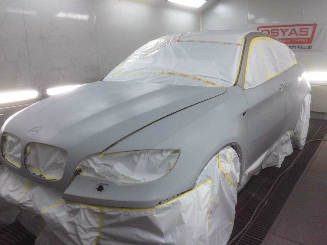 宝马x6改色杜雅金属哑光黑案例