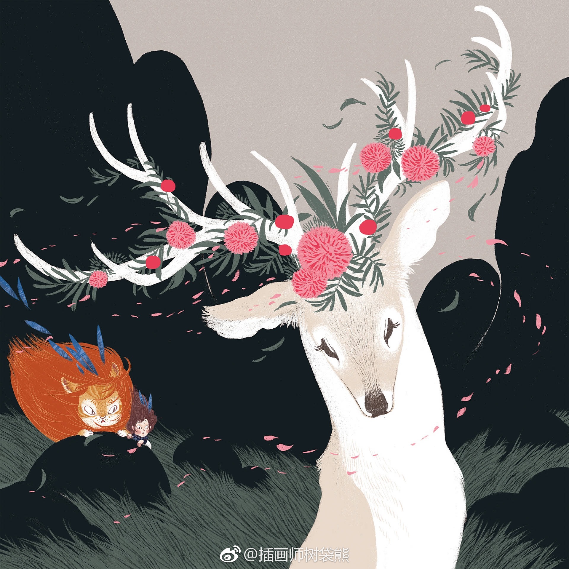 中国台湾插画师hsinyifu儿童绘本插画设计作品