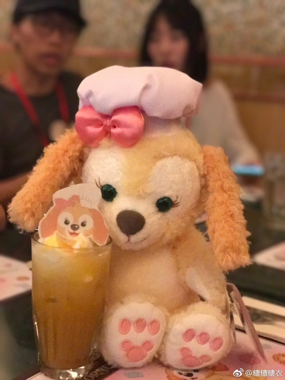 在香港迪士尼乐园见到了duffy的新朋友cookie可爱到爆炸