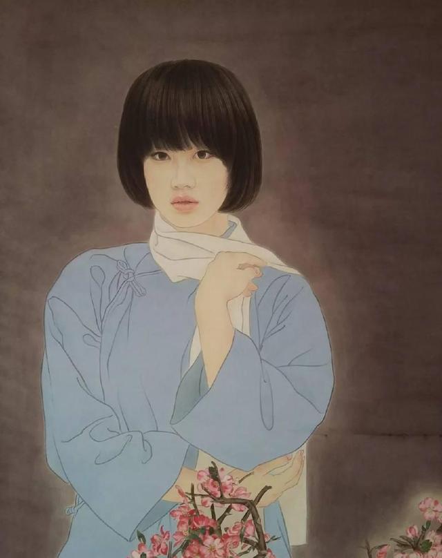 青年才俊王鹏现代工笔人物作品赏析