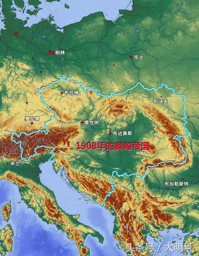 奥地利人口分布图图片