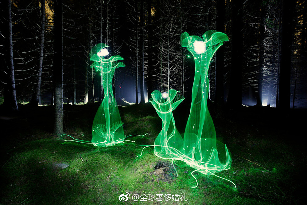 芬兰艺术家hannu huhtamo的光绘摄影作品