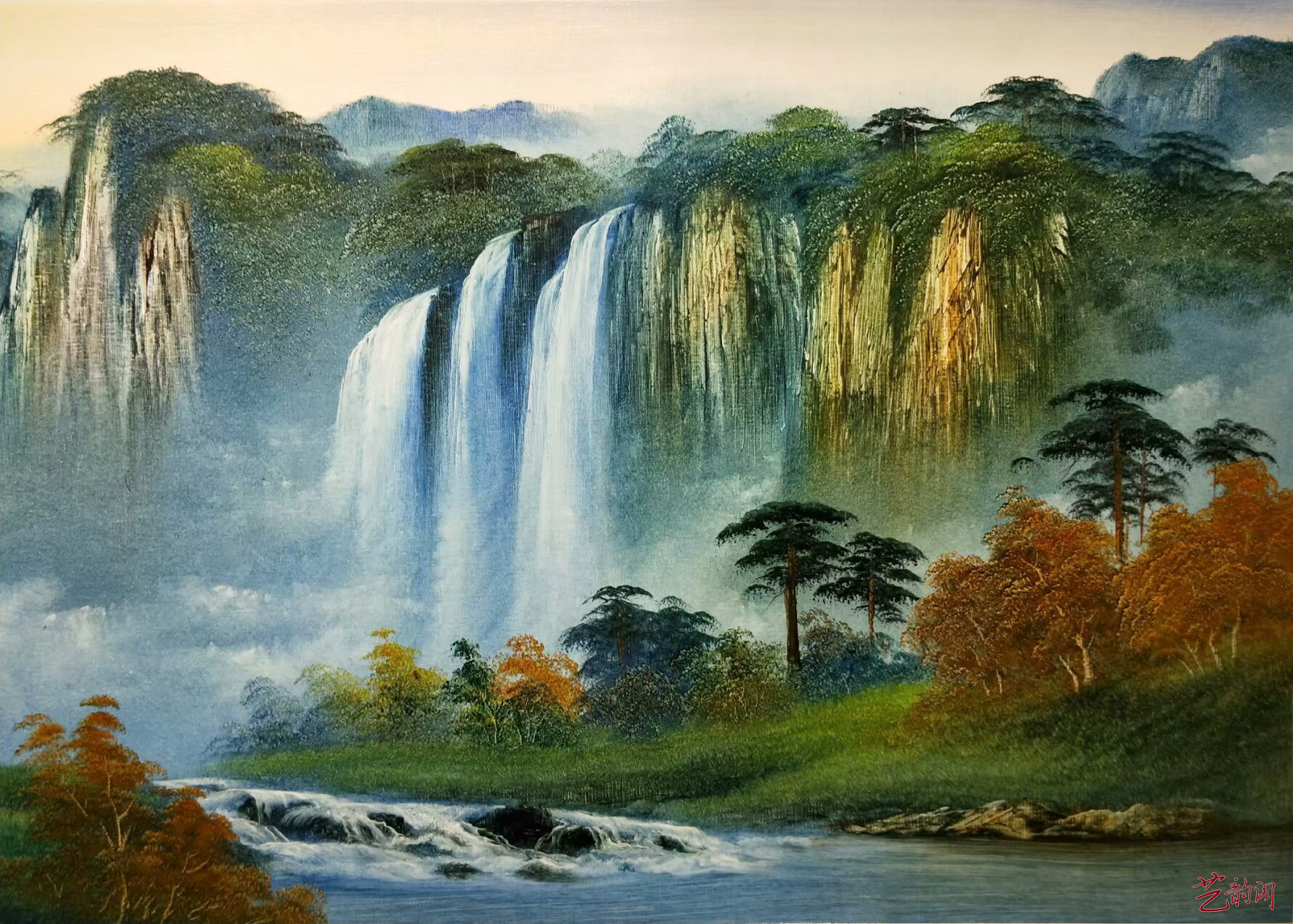 陈廷煌刀画作品欣赏|刀画|技法|油画_新浪新闻