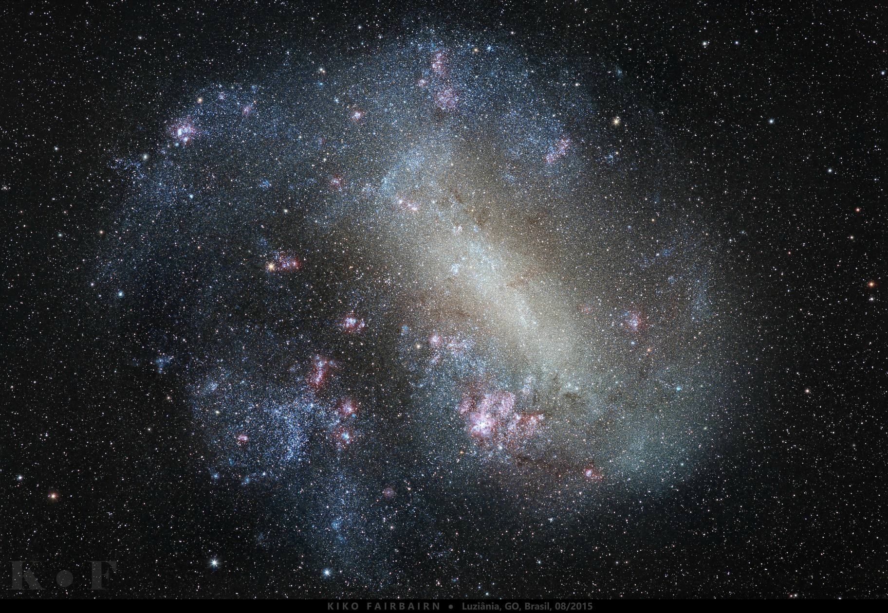 寻找银河系失踪的邻居大小麦哲伦星云原来是三个星系