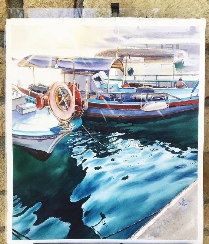 水彩水面 | julia barminova