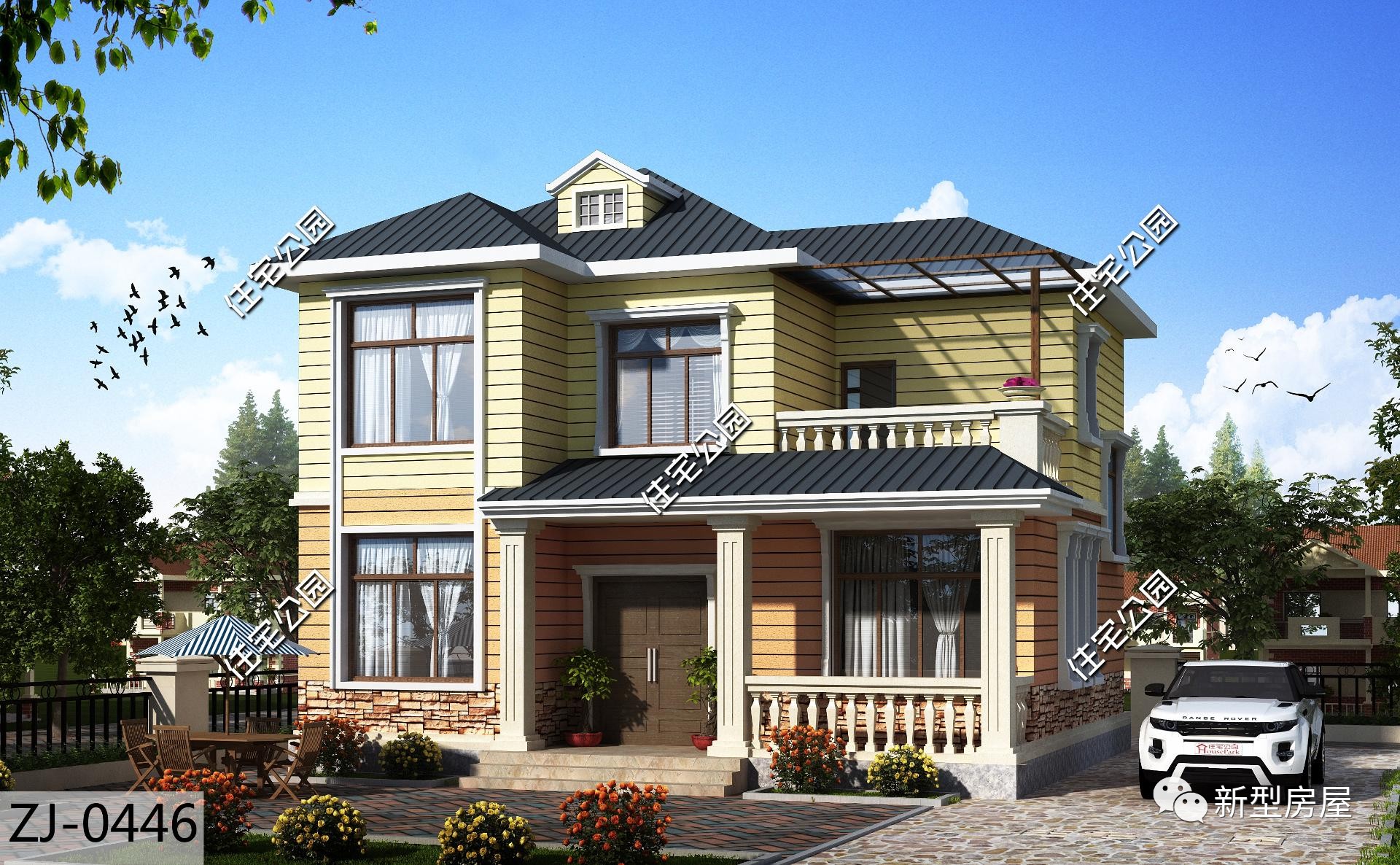 9x9米经典农村别墅,4套外观3套布局,18万建好12种组合你爱哪个