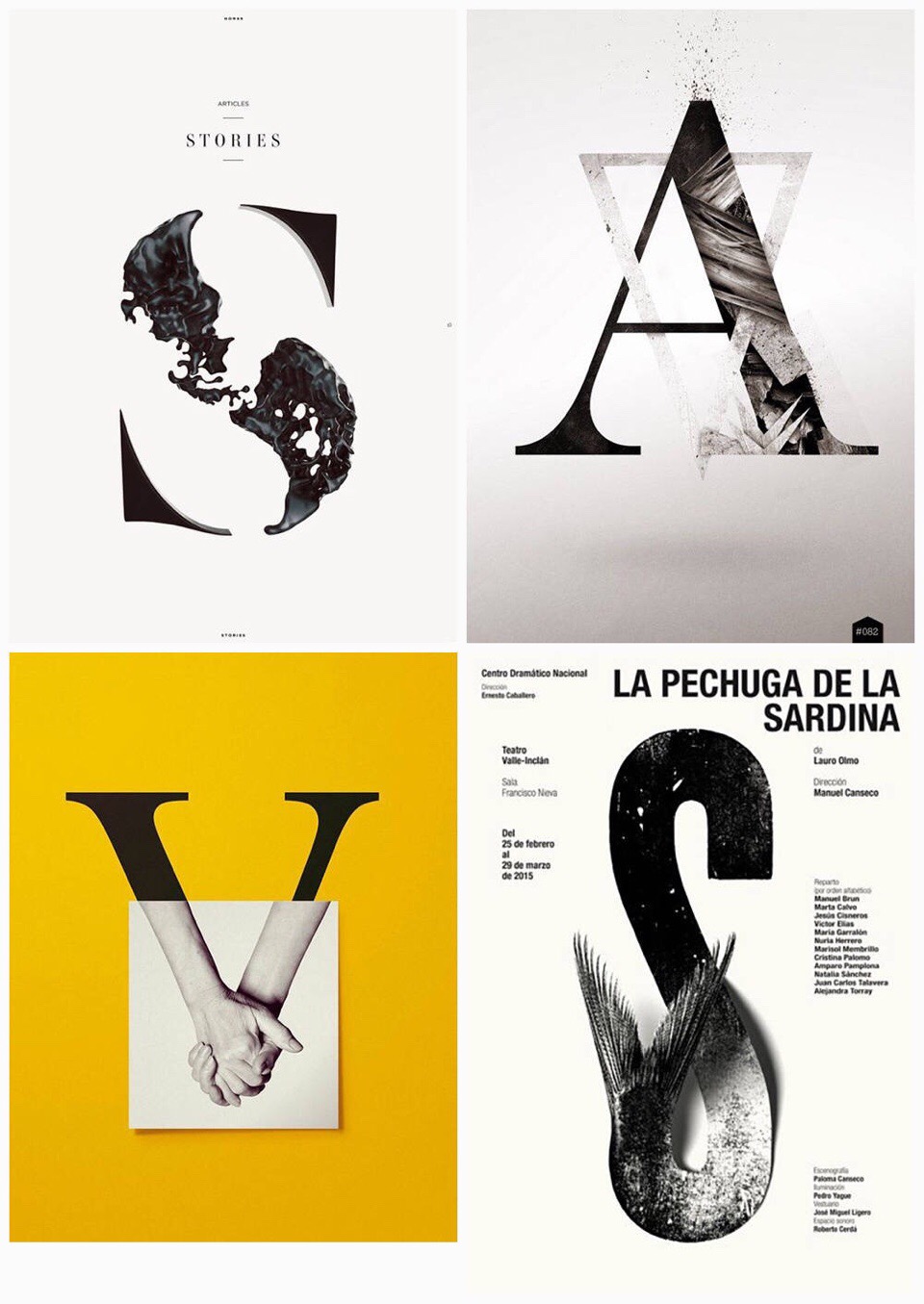 cool design | 英文字母海报设计