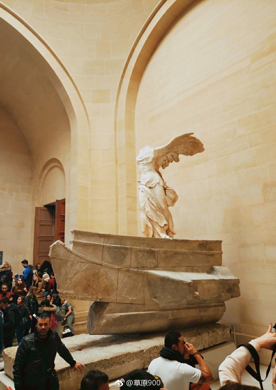 镇馆之宝1萨姆特拉斯胜利女神这是胜利女神尼凯的立像