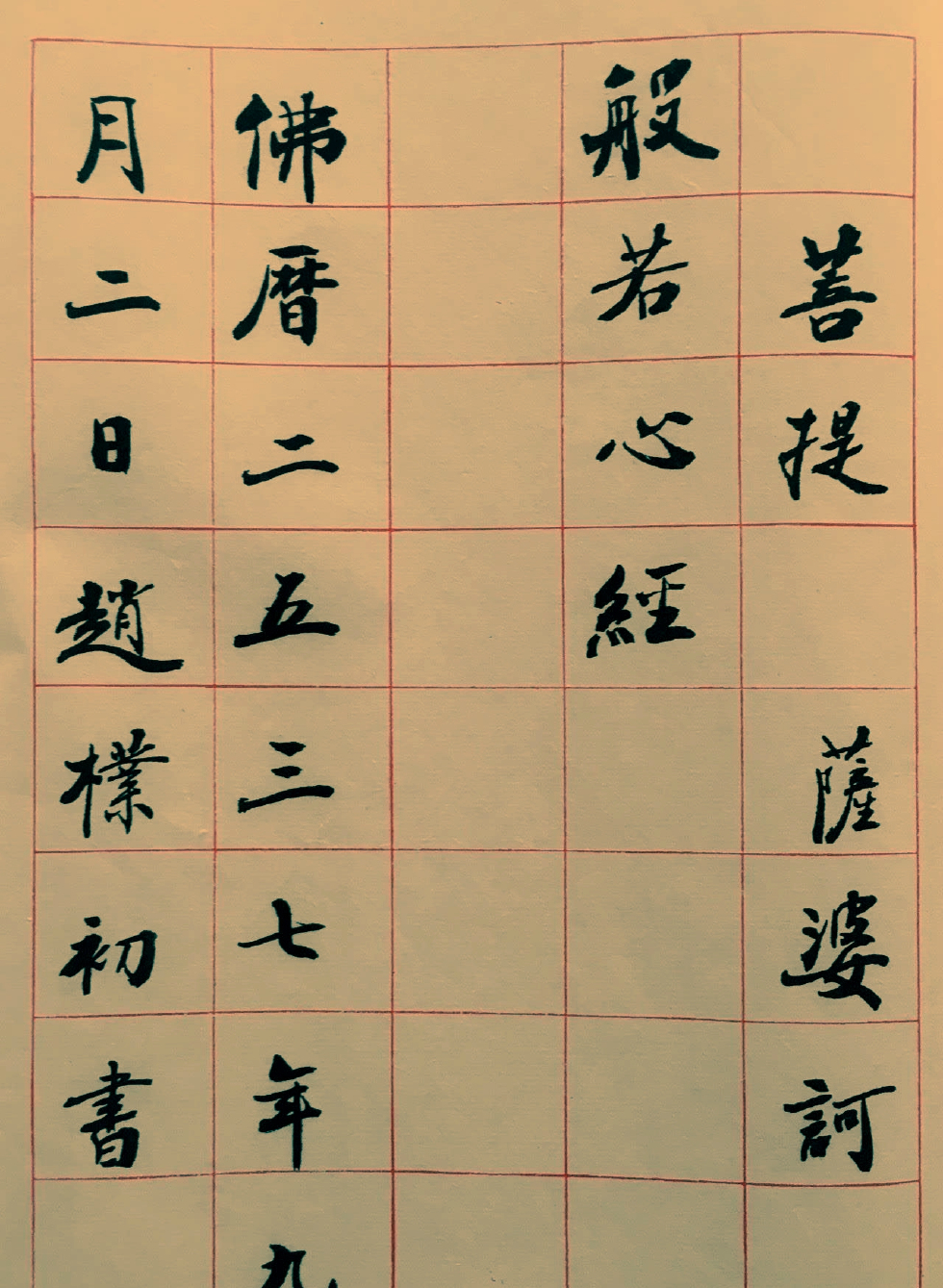 般若波罗蜜多心经，手抄版，经文，偈语布施，才是功德无量