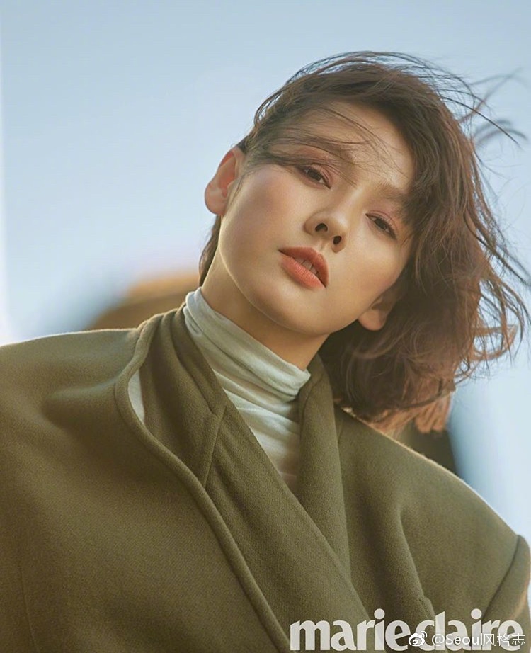 李孝利 × marie claire,气场十足的短发造型