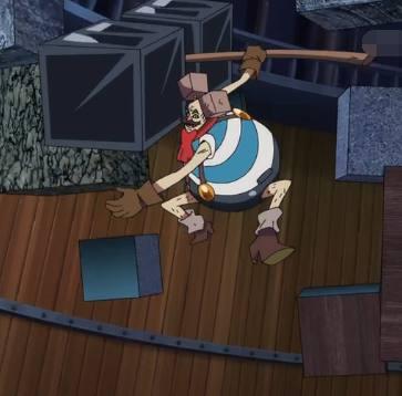 世界破坏者瓦尔多的船上根本没有弱者,盖伊拉姆的魔方果实也是一种