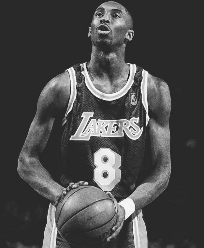 一组科比黑白美图