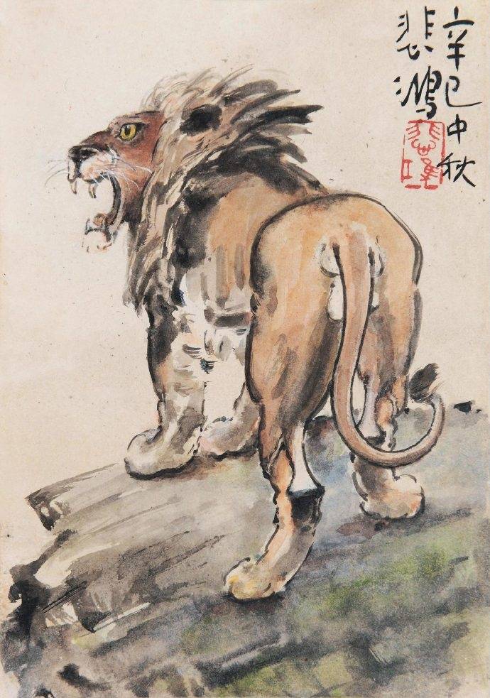 徐悲鸿大师的作品欣赏