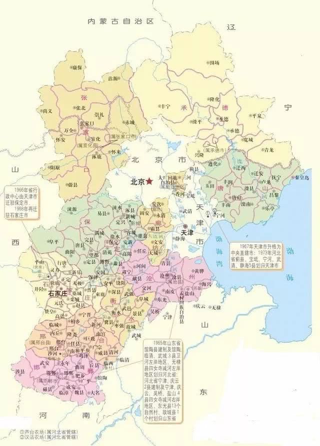 河北多地被划归北京和天津下一次会不会是北三县