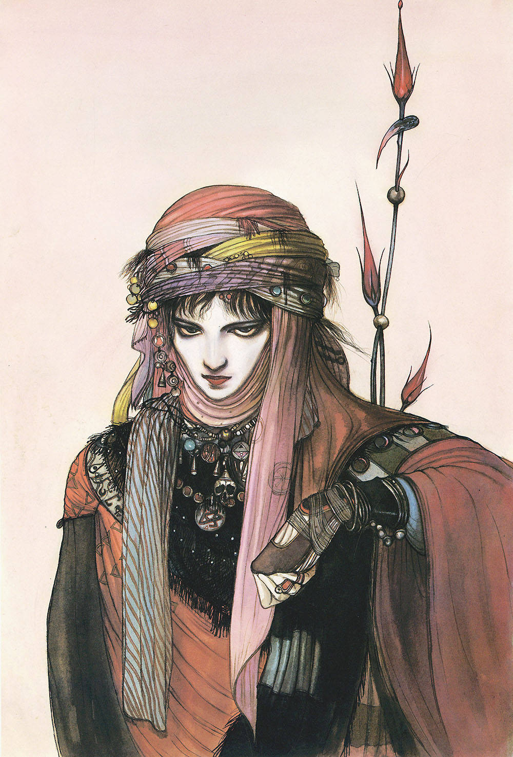 by天野喜孝yoshitakaamano原画师的风格真的是太酷了