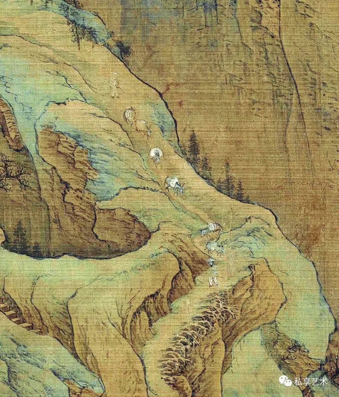 江山秋色图:真正的宋代青绿山水画国宝