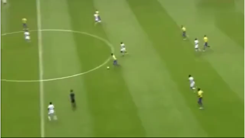 当年罗纳尔多这招钟摆式晃过门将进球, 有多