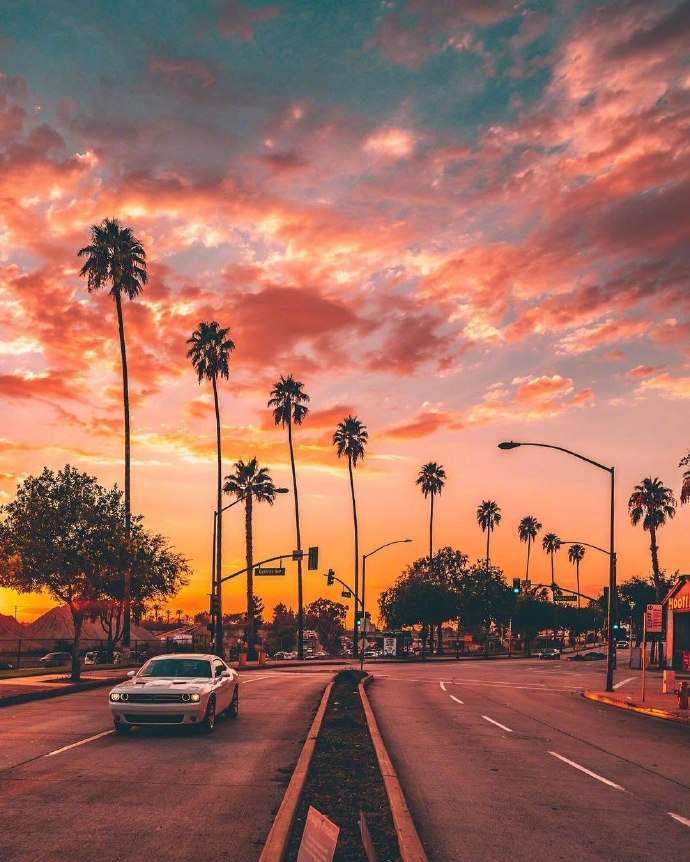 加州的黄昏 ,太美了好想去