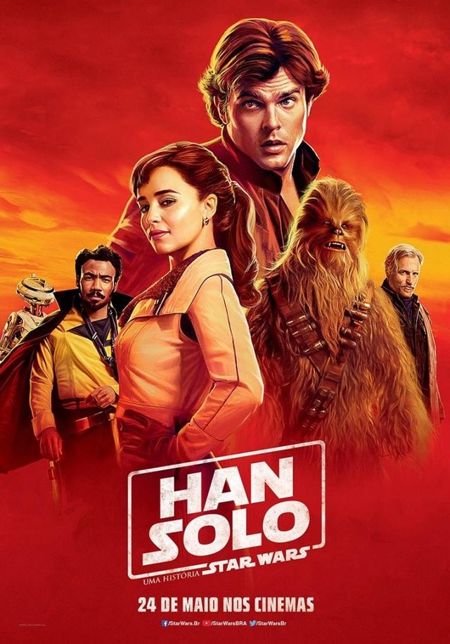 《游侠索罗:星球大战外传》全新海报曝光,韩索罗,楚巴卡齐亮相