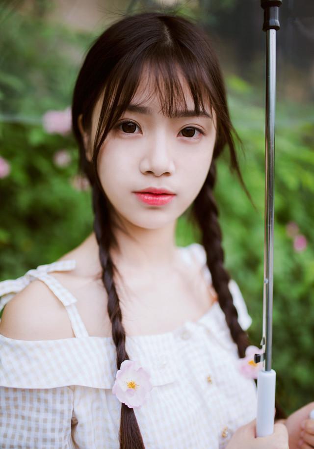 马尾辫超级迷人可爱, 这样的小女生漂亮, 就是女神, 非常诱人