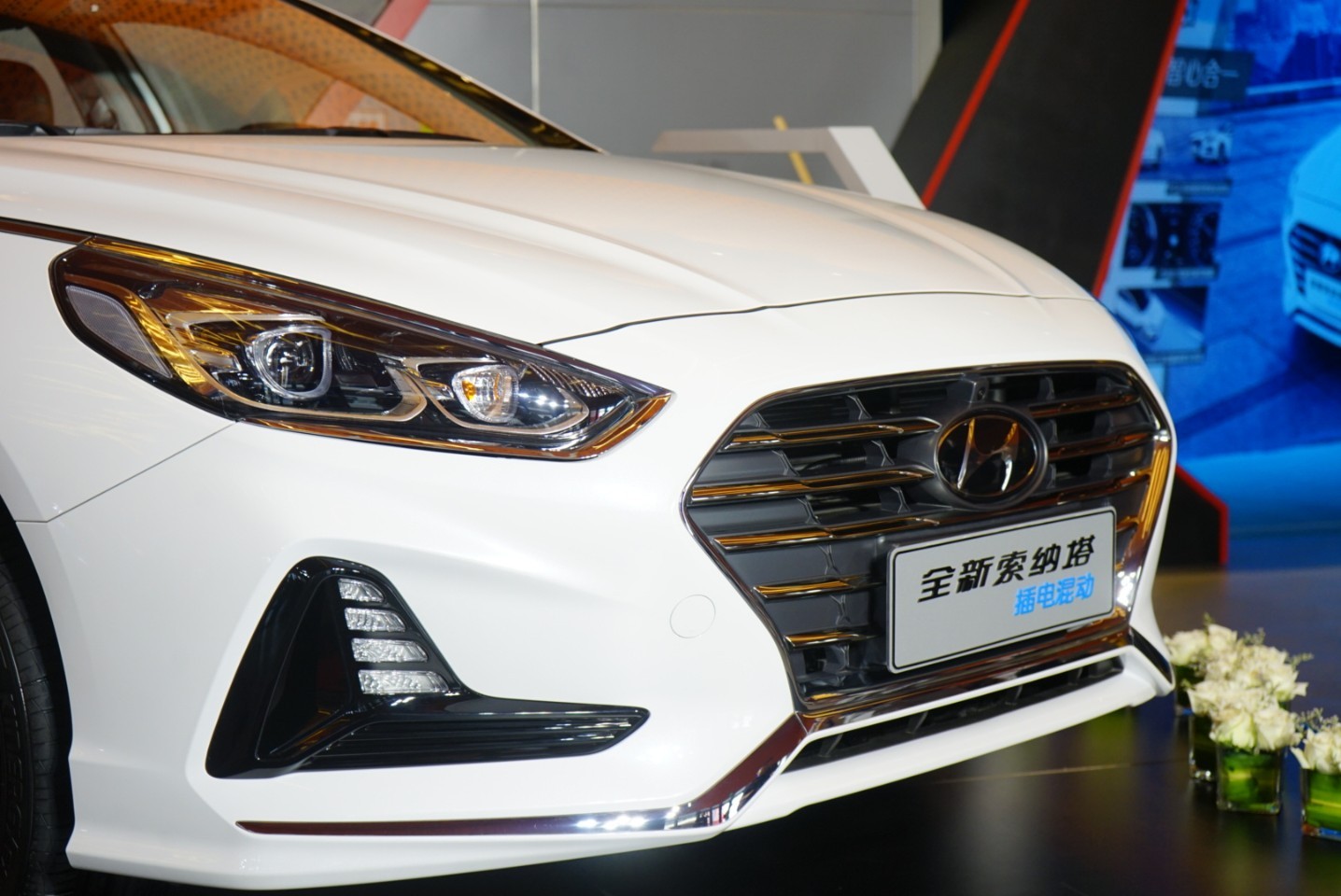 8月7日,北京现代首款插电混动车型索纳塔phev版本正式上市
