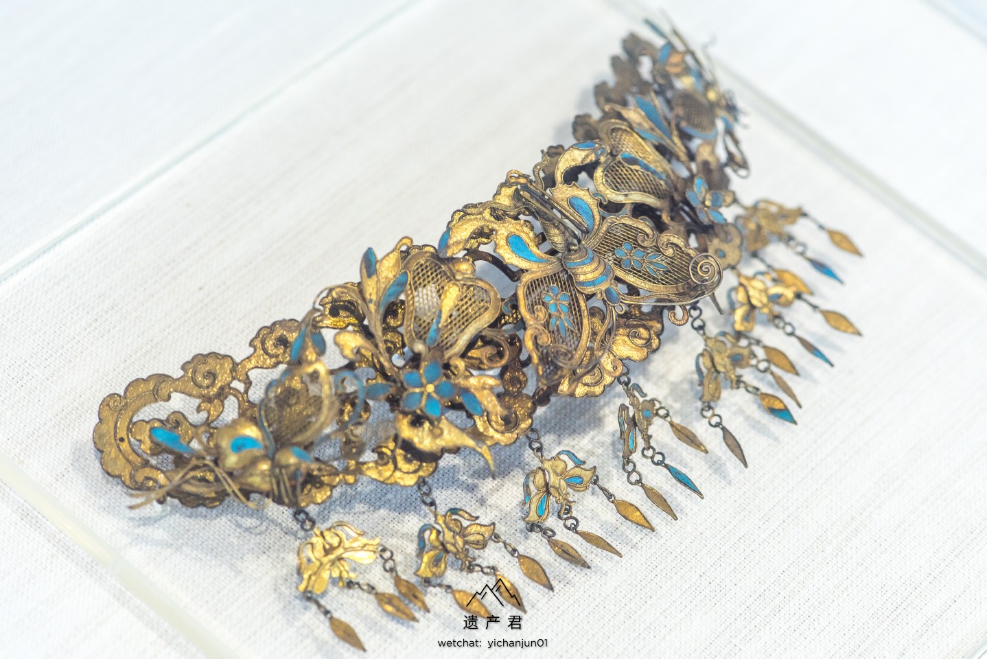 锦州市博物馆藏清代鎏金银头簪