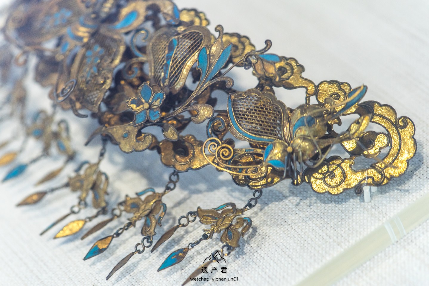 锦州市博物馆藏· 清代鎏金银头簪