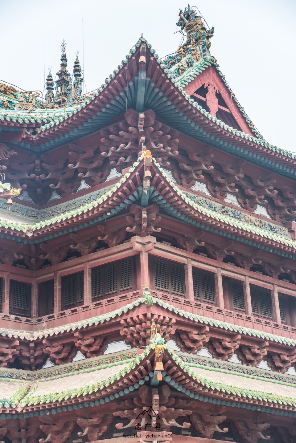 山西介休祆(xiān)神楼|介休|琉璃|祆神楼_新浪新闻