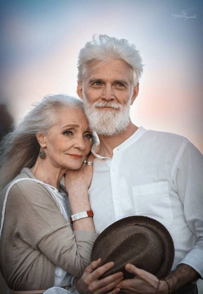 俄罗斯摄影师irinanedyalkova为一对老夫妇拍的一组照片