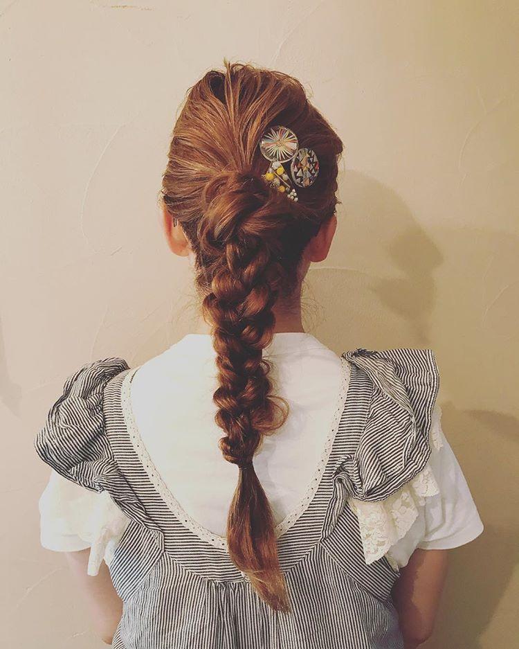 夏季中长发编发, 时尚编发,双拼低马尾,拍照的首选发型!