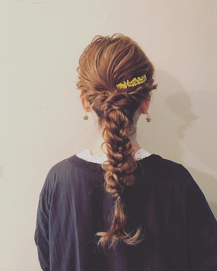 夏季中长发编发, 时尚编发,双拼低马尾,拍照的首选发型!