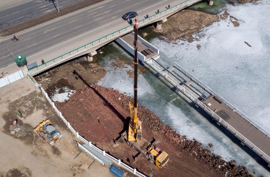 长春东大桥23日拆除重建 上帝视角定格36岁老桥最后的模样