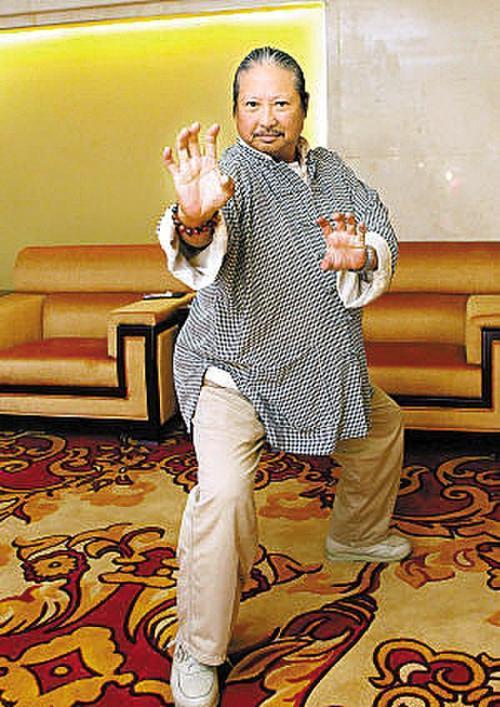 被誉为"世界上最灵活的胖子"洪金宝功夫相当不错.