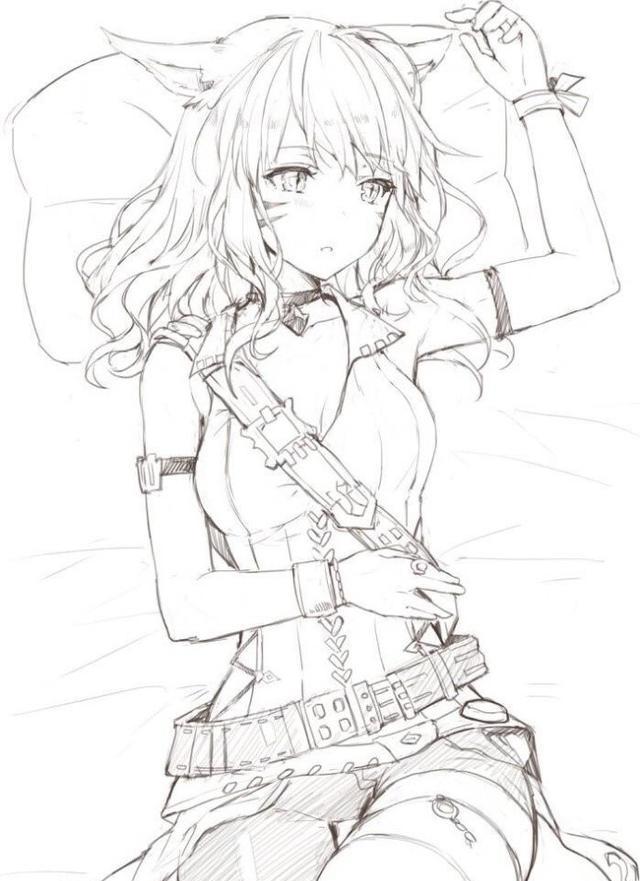 漫画线描这些漫画人物你们认识吗