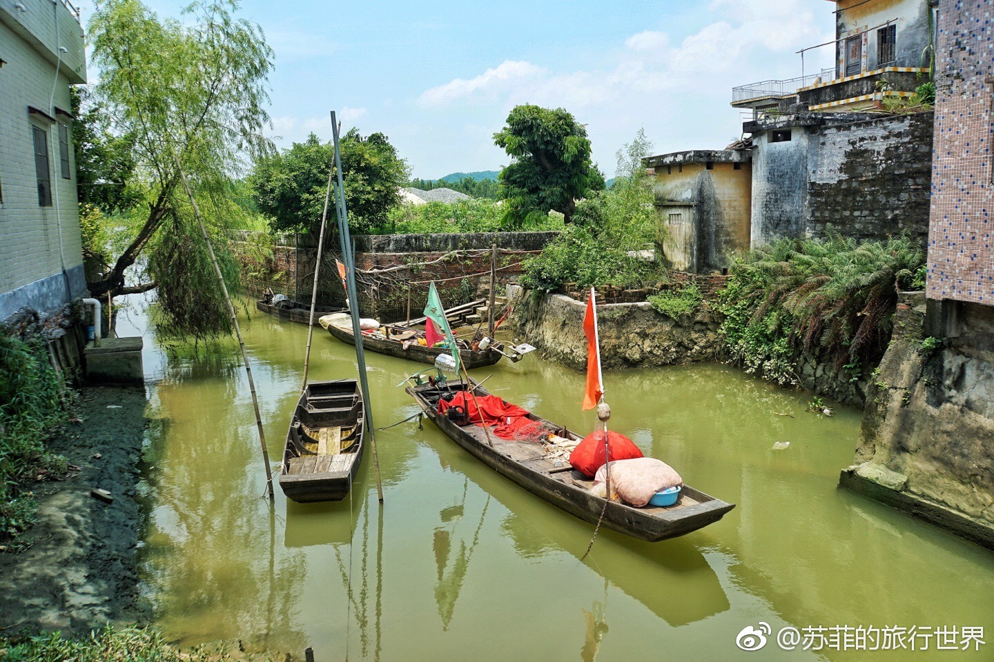 江门睦洲镇的石板沙村