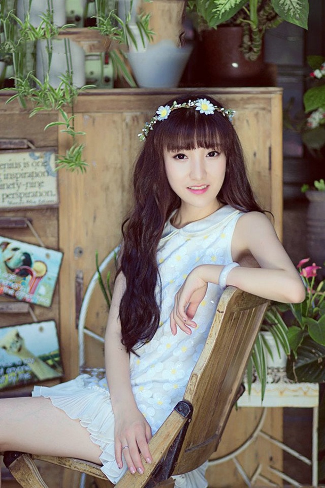 花一般的少女清纯腼腆甜美90后少女清新优雅唯美写真集 @微