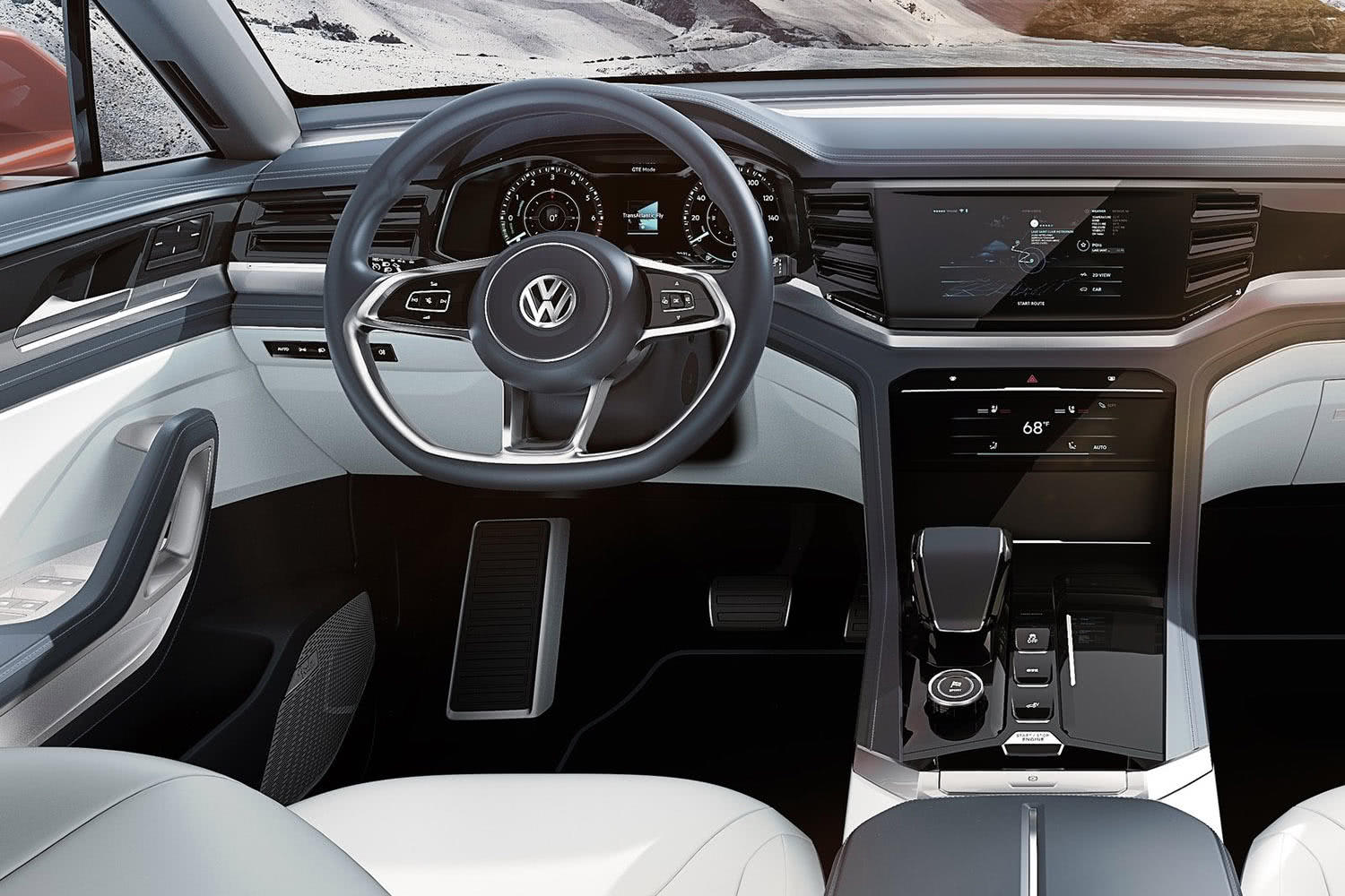 大众全新suv将亮相配液晶仪表中控液晶屏搭插电式混动系统