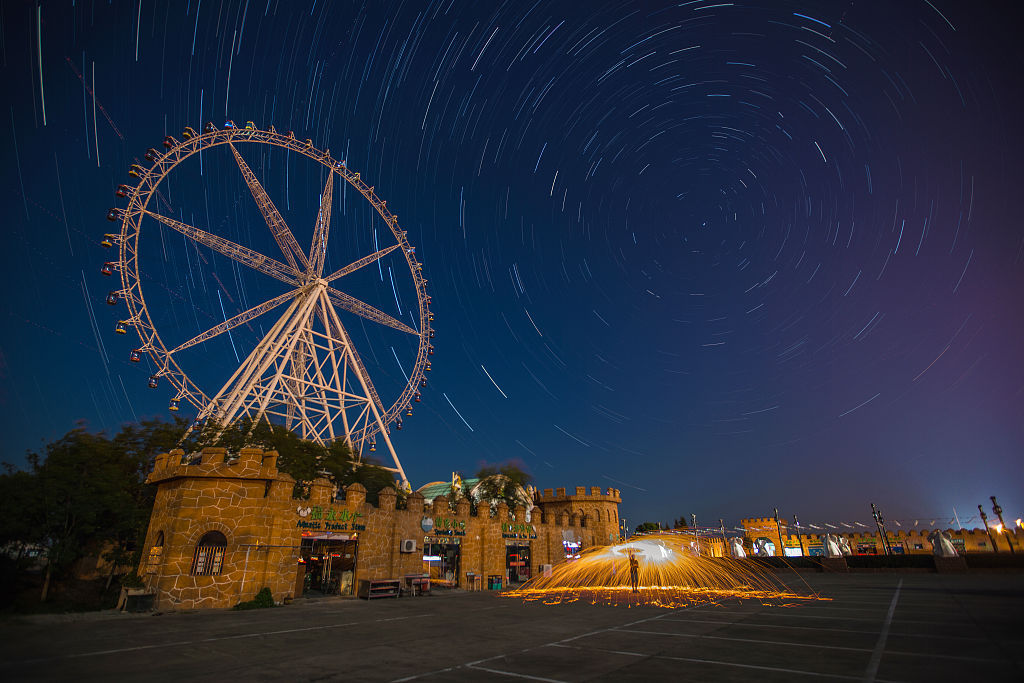 江苏宿迁:骆马湖摩天轮