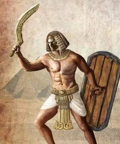 赫梯弯刀是法老权利象征的重要组成部分